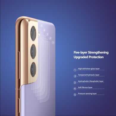 Защитное стекло на камеру ENKAY 9H Lens Protector для Samsung Galaxy S22 / S22 Plus