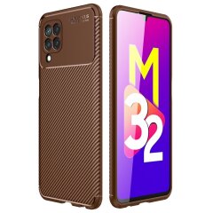 Защитный чехол Deexe Fusion для Samsung Galaxy M32 (M325) - Brown
