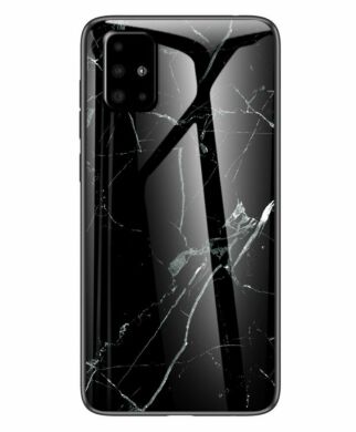 Защитный чехол Deexe Gradient Pattern для Samsung Galaxy A51 (А515) - Black