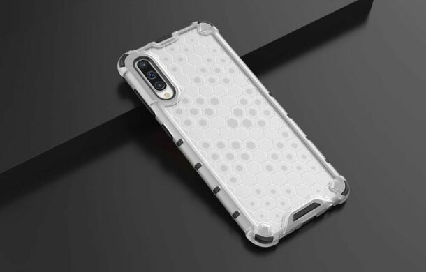 Захисний чохол Deexe Honeycomb Series для Samsung Galaxy A50 (A505) - White