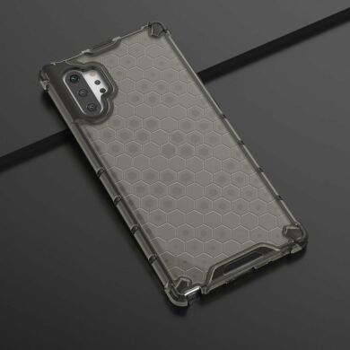 Защитный чехол Deexe Honeycomb Series для Samsung Galaxy Note 10+ (N975) - Black