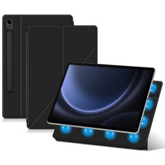 Защитный чехол Deexe Magnetic Case для Samsung Galaxy Tab S9 FE (X510) - Black