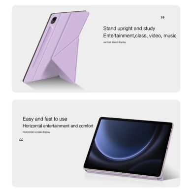 Защитный чехол Deexe Magnetic Case для Samsung Galaxy Tab S9 FE (X510) - Grey