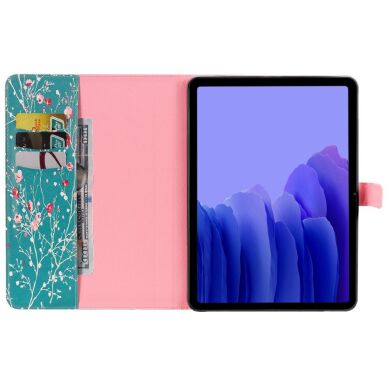 Защитный чехол Deexe Pattern Cover для Samsung Galaxy Tab A7 10.4 (2020) - Apricot Tree