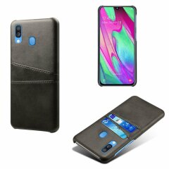 Защитный чехол Deexe Pocket Case для Samsung Galaxy A40 (А405) - Black