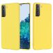 Защитный чехол Deexe Silicone Case для Samsung Galaxy S21 Plus - Yellow. Фото 1 из 6