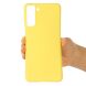 Защитный чехол Deexe Silicone Case для Samsung Galaxy S21 Plus - Yellow. Фото 5 из 6