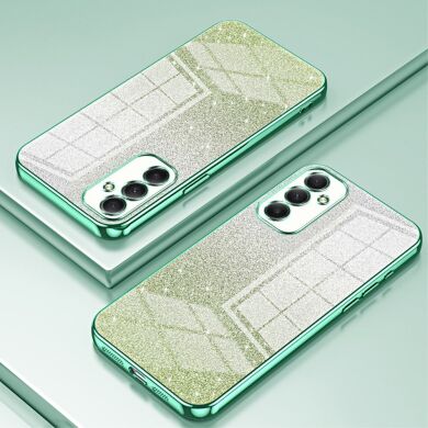 Защитный чехол Deexe Sparkles Cover для Samsung Galaxy A34 (A346) - Green