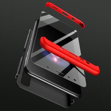 Защитный чехол GKK Double Dip Case для Samsung Galaxy A7 2018 (A750) - Black / Red