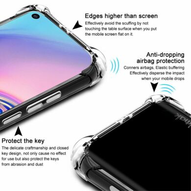 Защитный чехол IMAK Airbag MAX Case для Samsung Galaxy A60 (A605) - Transparent