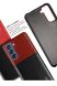 Защитный чехол IMAK Leather Series для Samsung Galaxy S21 FE (G990) - Black / Red. Фото 13 из 15