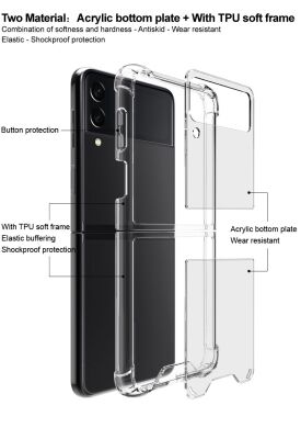 Защитный чехол IMAK UX-9 Series (FF) для Samsung Galaxy Flip 3 - Transparent