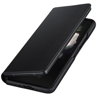 Защитный чехол Leather Flip Cover для Samsung Galaxy Fold 3 (EF-FF926LBEGRU) - Black