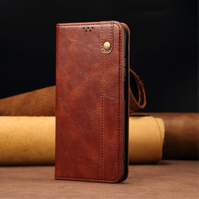 Защитный чехол UniCase Leather Wallet для Samsung Galaxy M32 (M325) - Brown