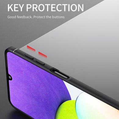 Защитный чехол UniCase Magnetic Ring для Samsung Galaxy A22 (A225) / M22 (M225) - Black / Red