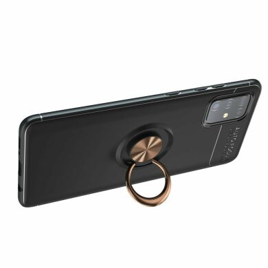 Защитный чехол UniCase Magnetic Ring для Samsung Galaxy M31s (M317) - Black / Gold