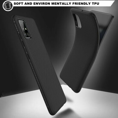Защитный чехол UniCase Twill Soft для Samsung Galaxy A51 (A515) - Black