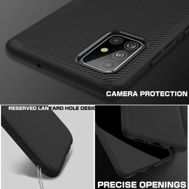 Защитный чехол UniCase Twill Soft для Samsung Galaxy A51 (A515) - Black