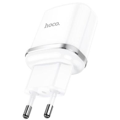 Сетевое зарядное устройство Hoco N3 Special QC3.0 + кабель Type-C - White