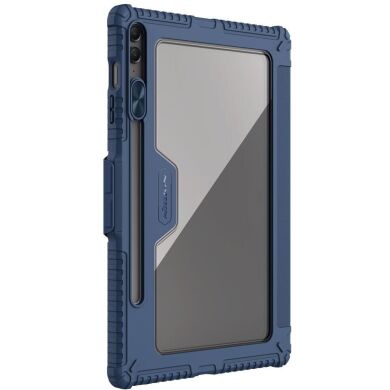 Чехол NILLKIN Bumper Leather Case Pro для Samsung Galaxy Tab S9 FE Plus (X610/616) - Blue