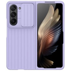 Захисний чохол Deexe Ribbed Case для Samsung Galaxy Fold 5 - Purple