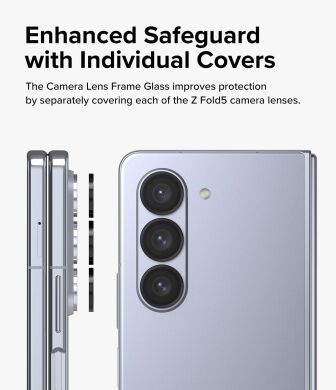 Защитное стекло Ringke Camera Lens Frame Glass для Samsung Galaxy Fold 5 - Black
