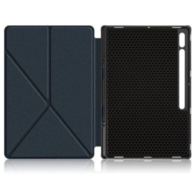 Чехол Deexe Origami Case для Samsung Galaxy Tab S8 Ultra (T900/T906) - Dark Blue