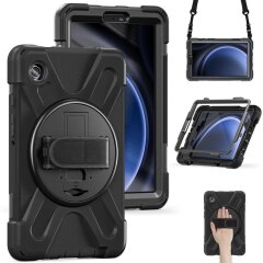 Защитный чехол Deexe Shockproof Case для Samsung Galaxy Tab A9 (X110/115) - Black
