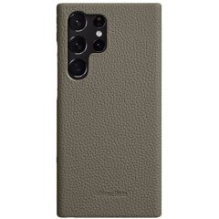 Кожаный чехол MELKCO Leather Case для Samsung Galaxy S23 Ultra (S918) - Grey