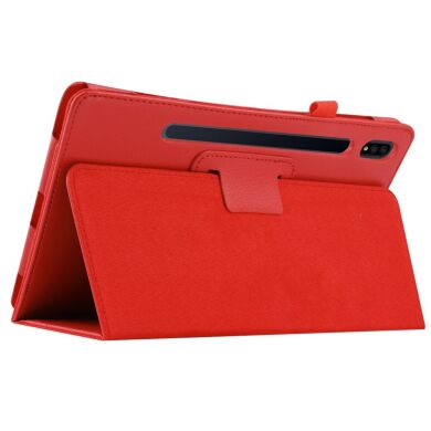 Чехол Deexe Folder Style для Samsung Galaxy Tab S7 (T870/875) / S8 (T700/706) - Red