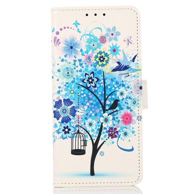 Чехол Deexe Life Style Wallet для Samsung Galaxy A03 (A035) - Blue Tree