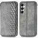 Чехол Deexe Rhombus Wallet для Samsung Galaxy A55 (A556) - Grey. Фото 1 из 6