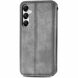 Чехол Deexe Rhombus Wallet для Samsung Galaxy A55 (A556) - Grey. Фото 5 из 6