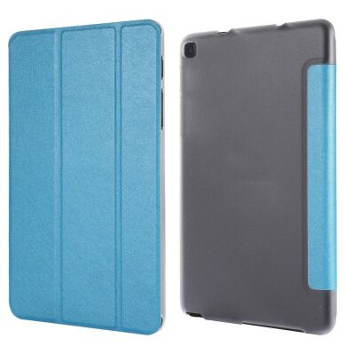 Чехол Deexe Silk Texture для Samsung Galaxy Tab A7 Lite (T220/T225) - Baby Blue