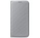 Чехол Flip Wallet Fabric для Samsung S6 (G920) EF-WG920BBEGRU - Silver. Фото 1 из 4