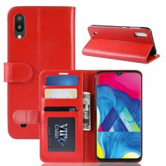 Чехол-книжка Deexe Wallet Style для Samsung Galaxy M10 (M105) - Red