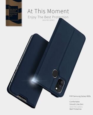 Чехол-книжка DUX DUCIS Skin Pro для Samsung Galaxy M30s (M307) / Galaxy M21 (M215) - Dark Blue