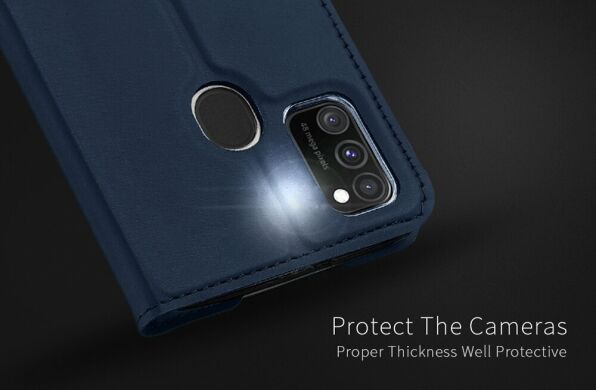 Чехол-книжка DUX DUCIS Skin Pro для Samsung Galaxy M30s (M307) / Galaxy M21 (M215) - Dark Blue