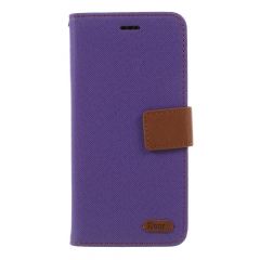 Чехол-книжка ROAR KOREA Cloth Texture для Samsung Galaxy A6 2018 (A600) - Purple