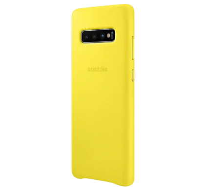 Чехол Leather Cover для Samsung Galaxy S10 Plus (G975) EF-VG975LYEGRU - Yellow