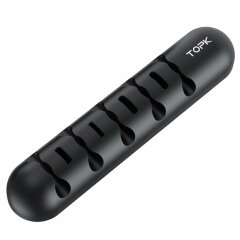 Тримач для кабелів TOPK L35 Silicone Clip - Black