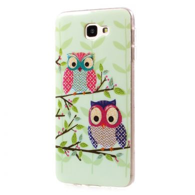 Силіконовий чохол Deexe Life Style для Samsung Galaxy J5 Prime, Owls on a Branch