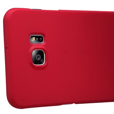 Пластиковая накладка NILLKIN Frosted Shield для Samsung Galaxy S6 edge+ (G928) - Red