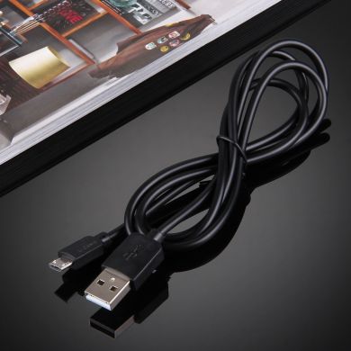 HAWEEL Charging Cable Дата-кабель для microusb (1 метр) - Black