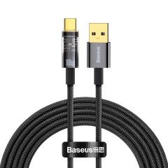 Кабель Baseus Explorer Series USB to Type-C (100W, 2m) CATS000301 - Black