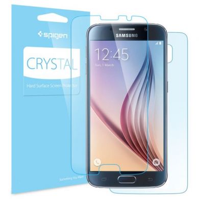 Комплект защитных пленок (2 лицевые+задняя) SGP Crystal Protect для Samsung Galaxy S6 (G920)