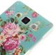 Силиконовая накладка Deexe Pretty Flowers для Samsung Galaxy A3 (A300) - Light Blue. Фото 4 из 5