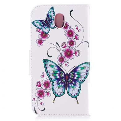 Чехол-книжка UniCase Color Wallet для Samsung Galaxy J7 2017 (J730) - Butterfly in Flowers B