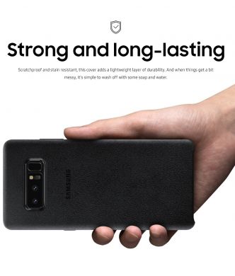 Чохол Alcantara Cover для Samsung Galaxy Note 8 (N950) EF-XN950AJEGRU - Dark Gray
