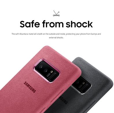 Чехол Alcantara Cover для Samsung Galaxy Note 8 (N950) EF-XN950APEGRU - Pink